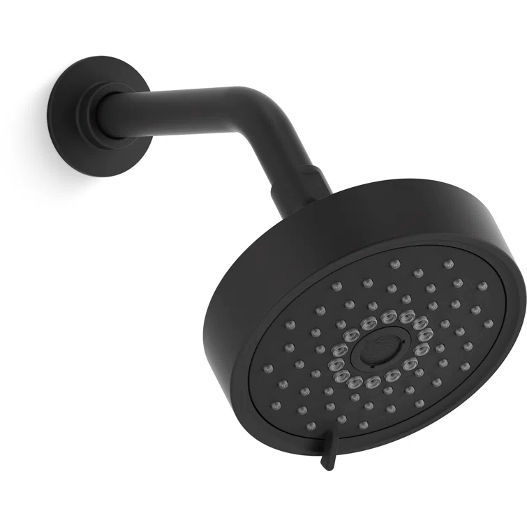 Kohler Purist 2.5 Gpm Multifunction Wall Mount Showerhead, Three Spray Settings, 5.5" High Pressure Spray Head