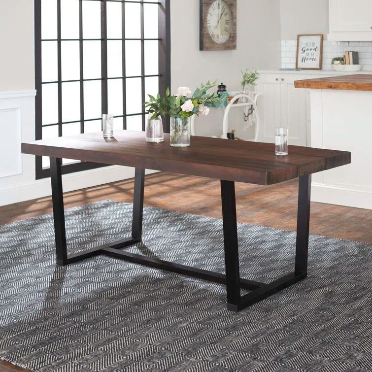 Amarapal Pine Solid Wood Dining Table