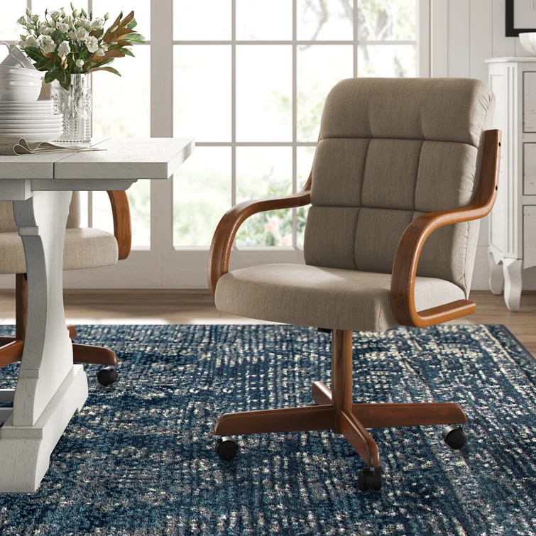 Caster Chair Company Camile Swivel & Tilt Caster Dining Arm Chair