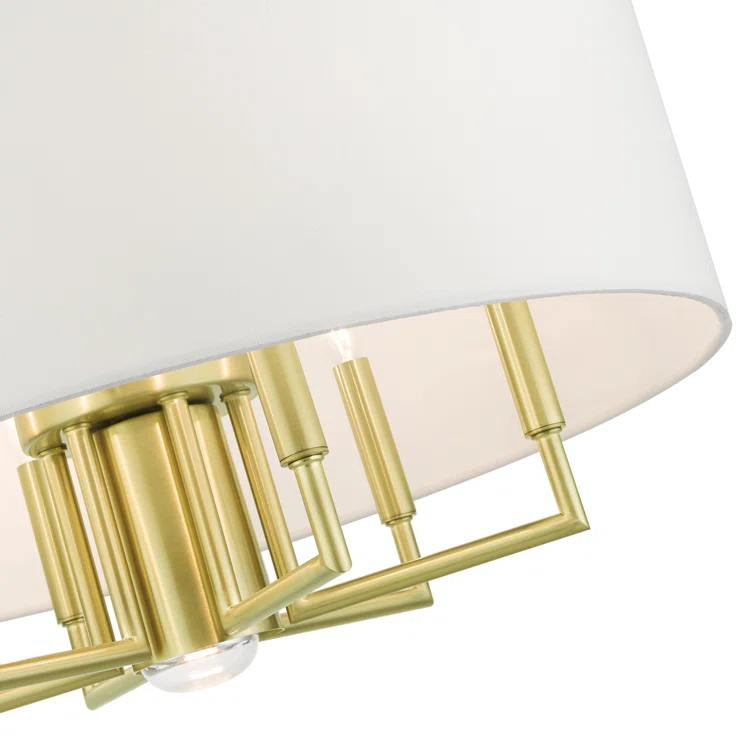 Moonlighter 7 Light Metal Dimmable Drum Chandelier