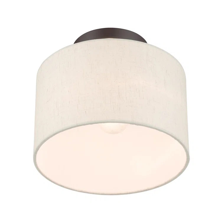 Darian Fabric Semi Flush Mount