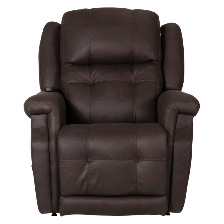 Haywood Power Lift Assist Lay Flat Recliner with Adjustable Headrest and Heat & Massage