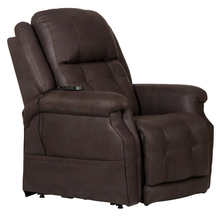 Haywood Power Lift Assist Lay Flat Recliner with Adjustable Headrest and Heat & Massage