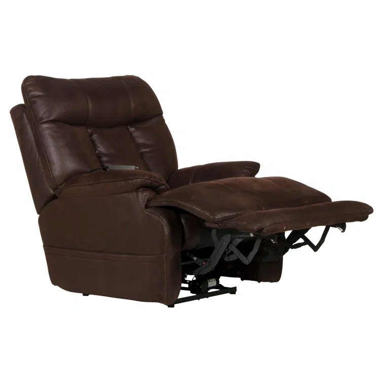 Anders Power Lay Flat Recliner w/ Adjustable Headrest & Lumbar, Heat & Massage & Extension Footrest