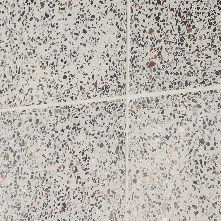 Durham 16.14 in. x 16.14 in. Polished Terrazzo Floor and Wall Tile (3.61 Sq. Ft. / Case)