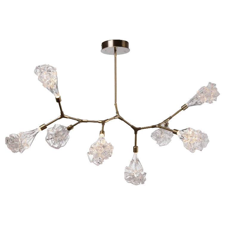 Blossom Dimmable LED Sputnik Modern Linear Chandelier