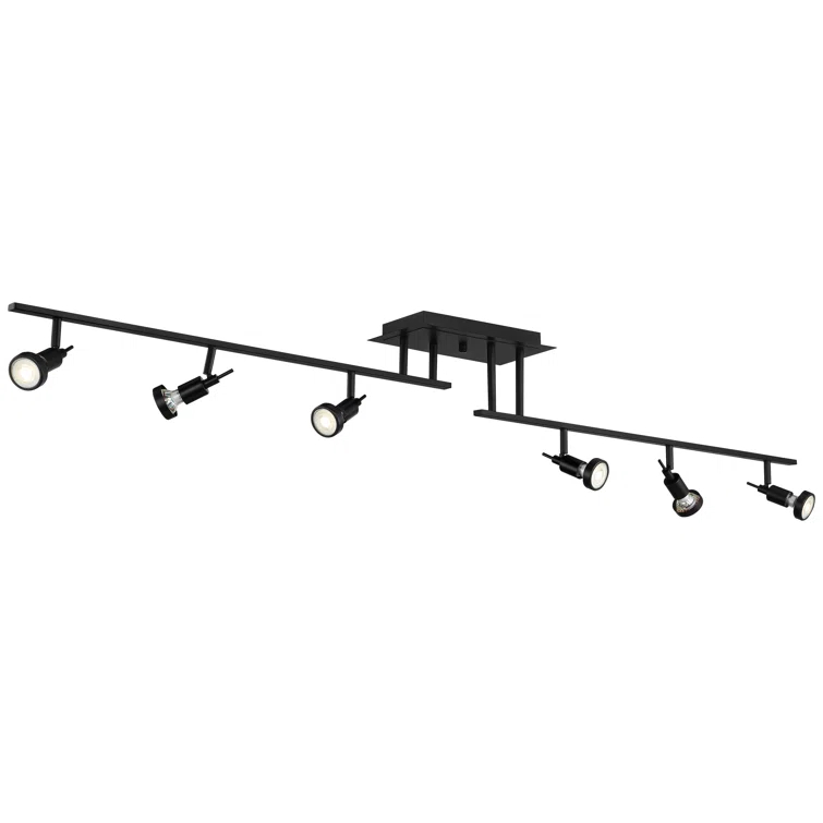 62'' 6 -Light Fixed Track Track Kit with Dimmable