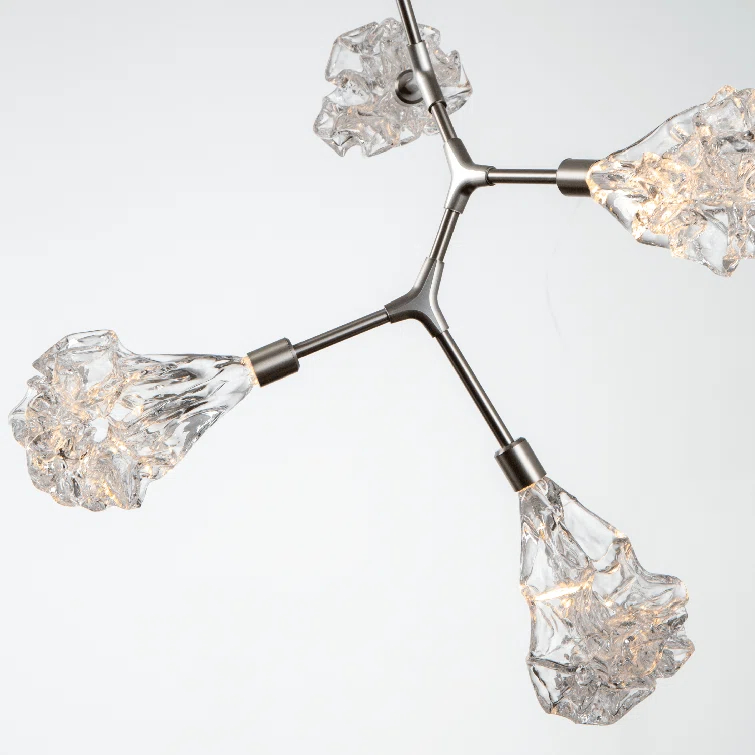 Blossom Dimmable LED Sputnik Modern Linear Chandelier