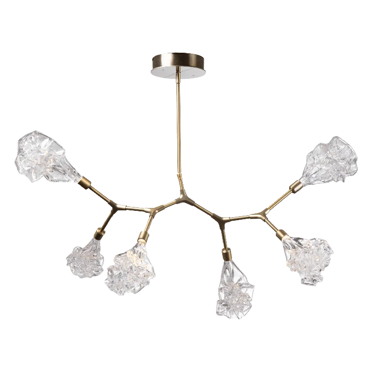 Blossom Dimmable LED Sputnik Modern Linear Chandelier