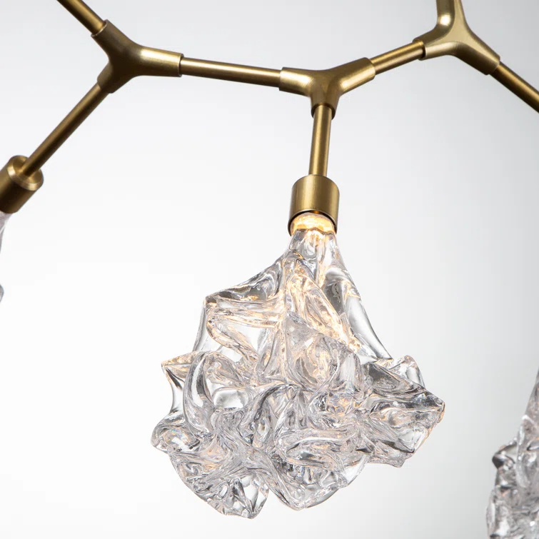 Blossom Dimmable LED Sputnik Modern Linear Chandelier
