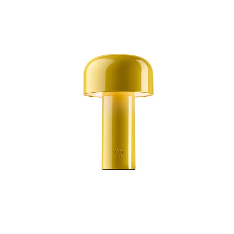 Yellow Cordless Adjustable Outdoor Kids LED Table Lamp