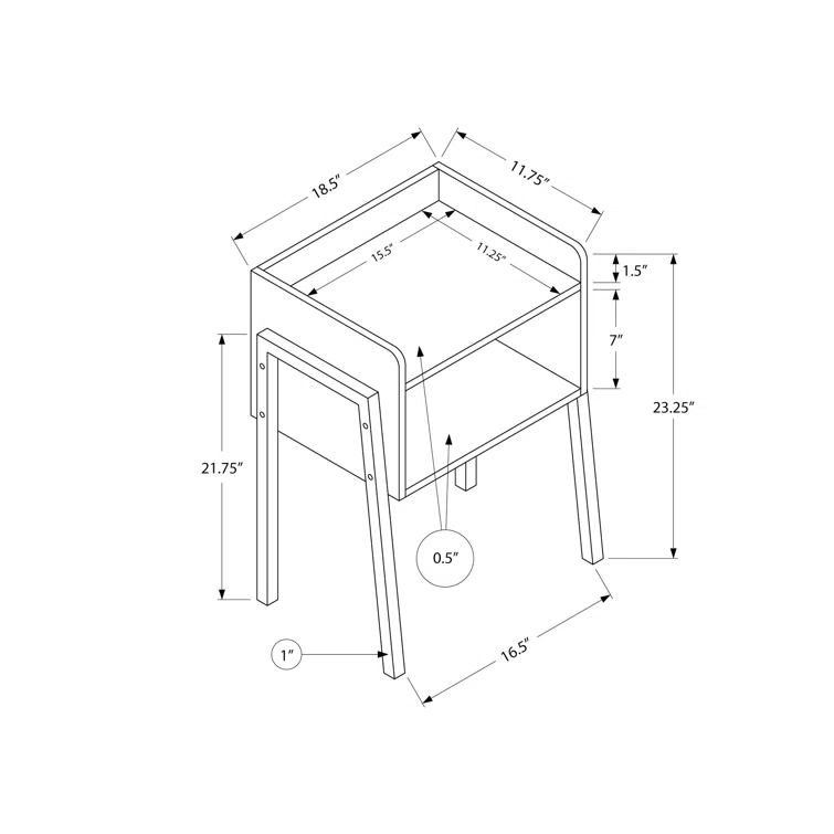 Tray Top End Table