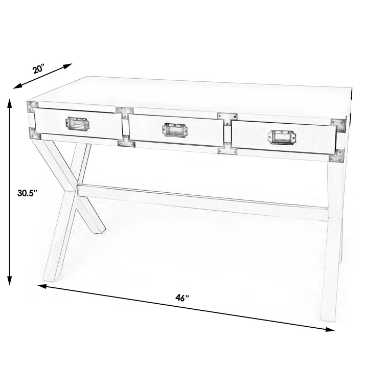 Butler Anew Campaign Writing Desk & Reviews | Perigold