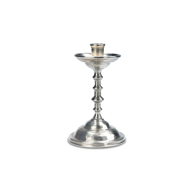 MATCH Arno 9" Metal Tabletop Candlestick | Wayfair