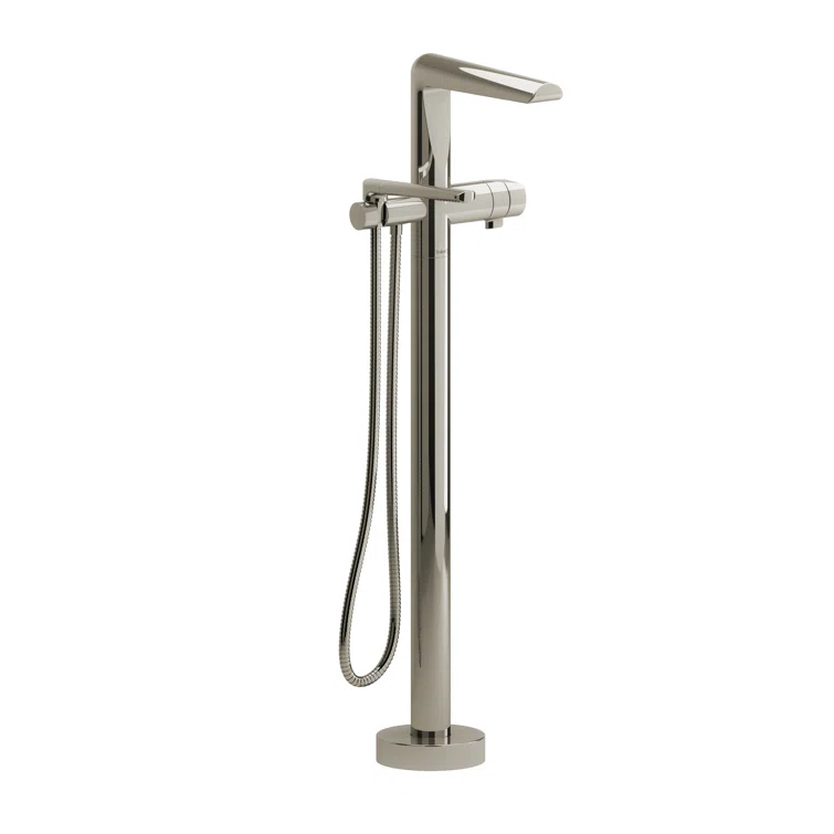 Riobel Parabola Thermostatic Single Hole Floor Mount Tub Filler Trim TPB39PN