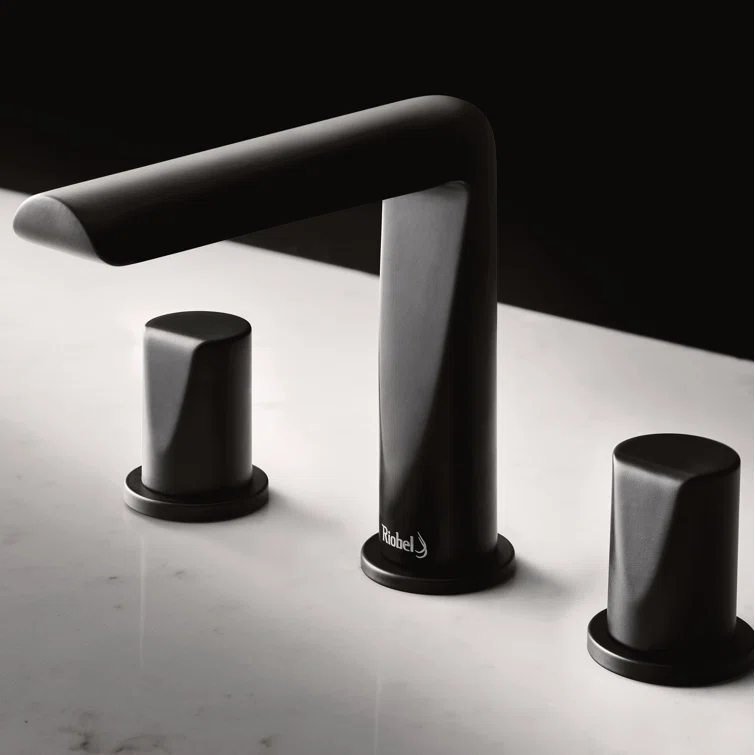 Riobel PB08BK Parabola Widespread Lavatory Faucet