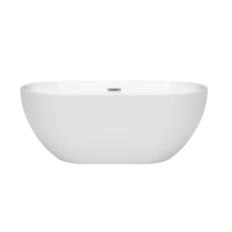 Brooklyn 60'' x 30'' Freestanding Soaking Acrylic Bathtub