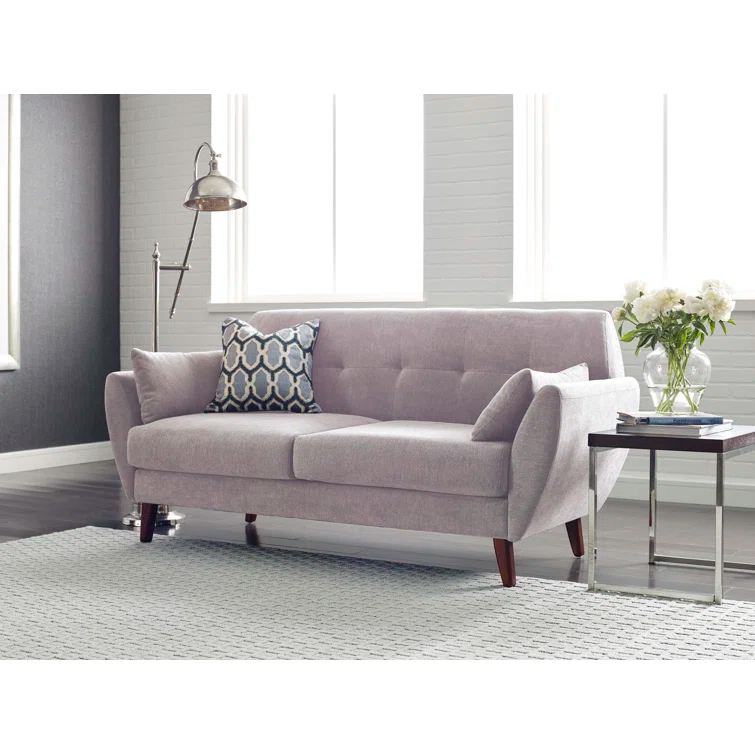 Serta Artesia Midcentury Modern Sofa with Tapered Legs