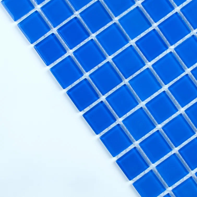 WS Tiles® 1" x 1" Straight Edge Glass Mosaic Tile