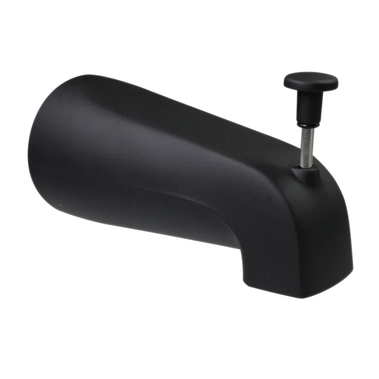 5-1/4" Reach Wall Mount Tub Spout with Front Diverter