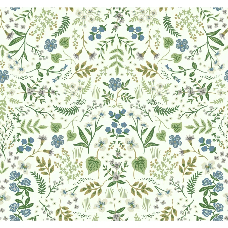 Rifle Paper Co. Wildwood 27' L x 27" W Wallpaper