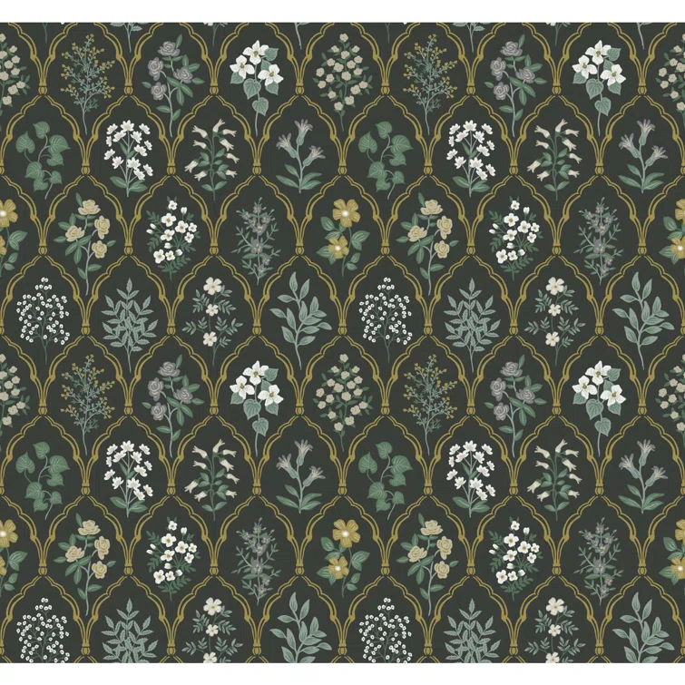 Rifle Paper Co. Hawthorne 27' x 27" Wallpaper