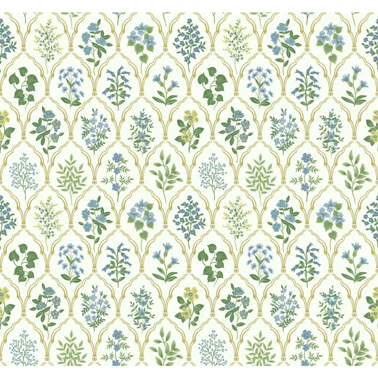 Rifle Paper Co. Hawthorne 27' x 27" Wallpaper