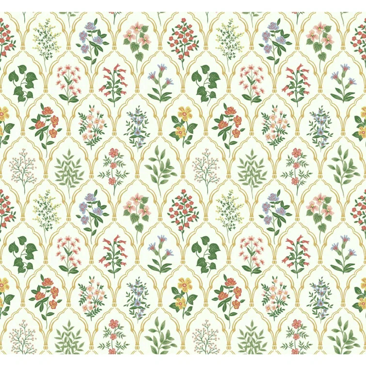 Rifle Paper Co. Hawthorne 27' x 27" Wallpaper