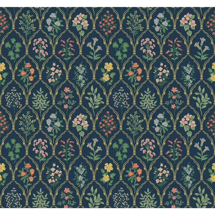 Rifle Paper Co. Hawthorne 27' x 27" Wallpaper