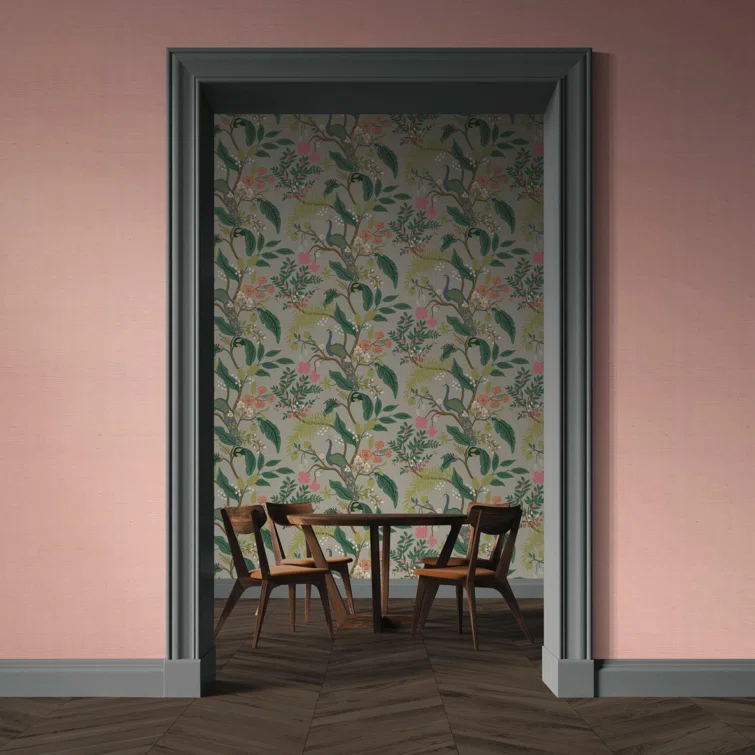 Rifle Paper Co. Peacock 27' x 27" Wallpaper Roll