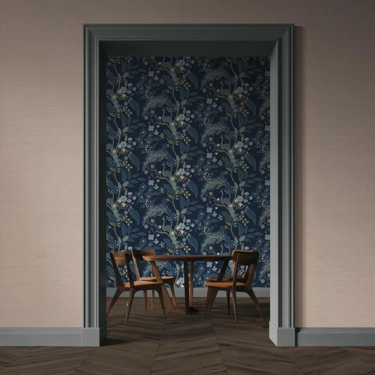 Rifle Paper Co. Peacock 27' x 27" Wallpaper Roll