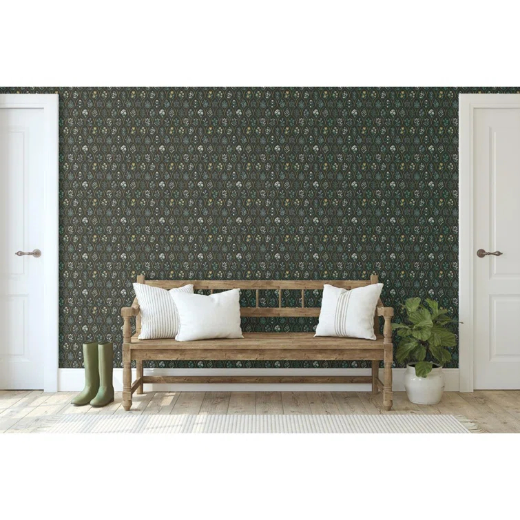 Rifle Paper Co. Hawthorne 27' x 27" Wallpaper