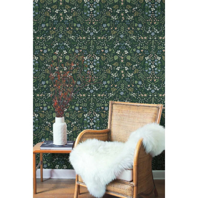 Rifle Paper Co. Wildwood 27' L x 27" W Wallpaper