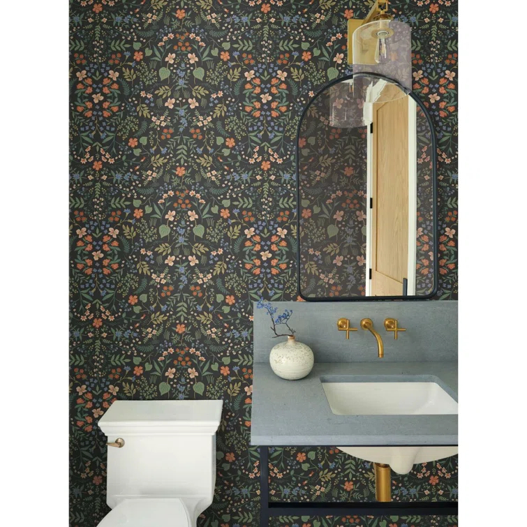 Rifle Paper Co. Wildwood 27' L x 27" W Wallpaper