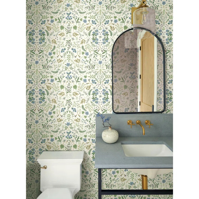 Rifle Paper Co. Wildwood 27' L x 27" W Wallpaper