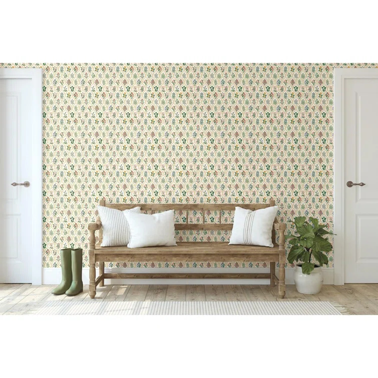 Rifle Paper Co. Hawthorne 27' x 27" Wallpaper