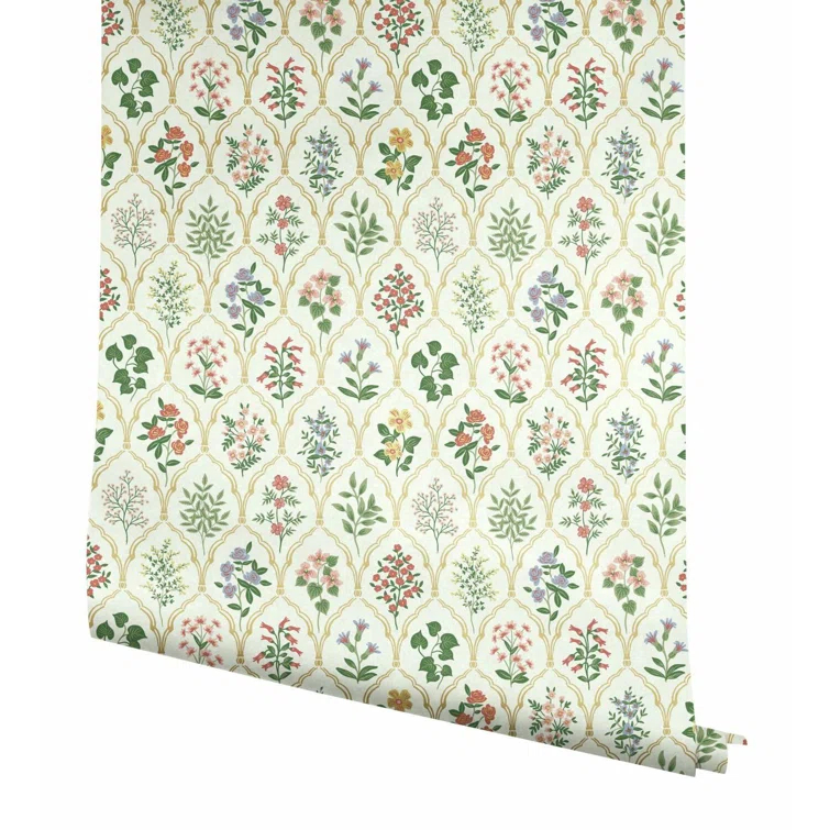Rifle Paper Co. Hawthorne 27' x 27" Wallpaper