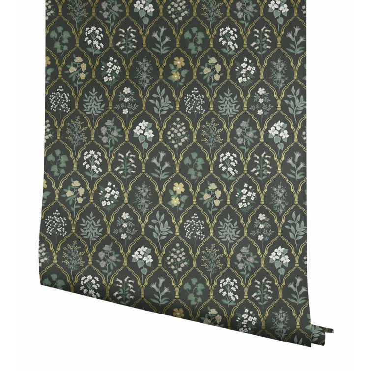 Rifle Paper Co. Hawthorne 27' x 27" Wallpaper