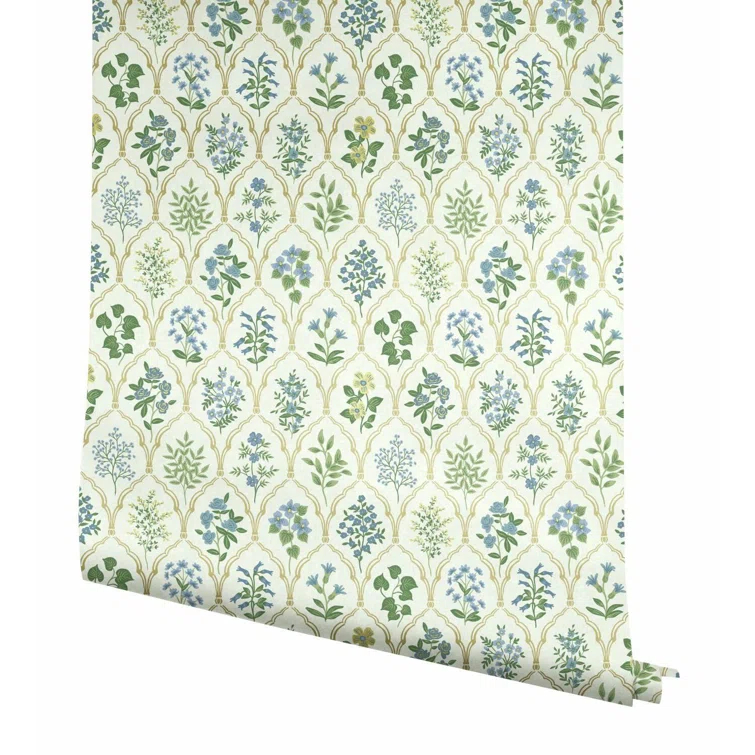 Rifle Paper Co. Hawthorne 27' x 27" Wallpaper