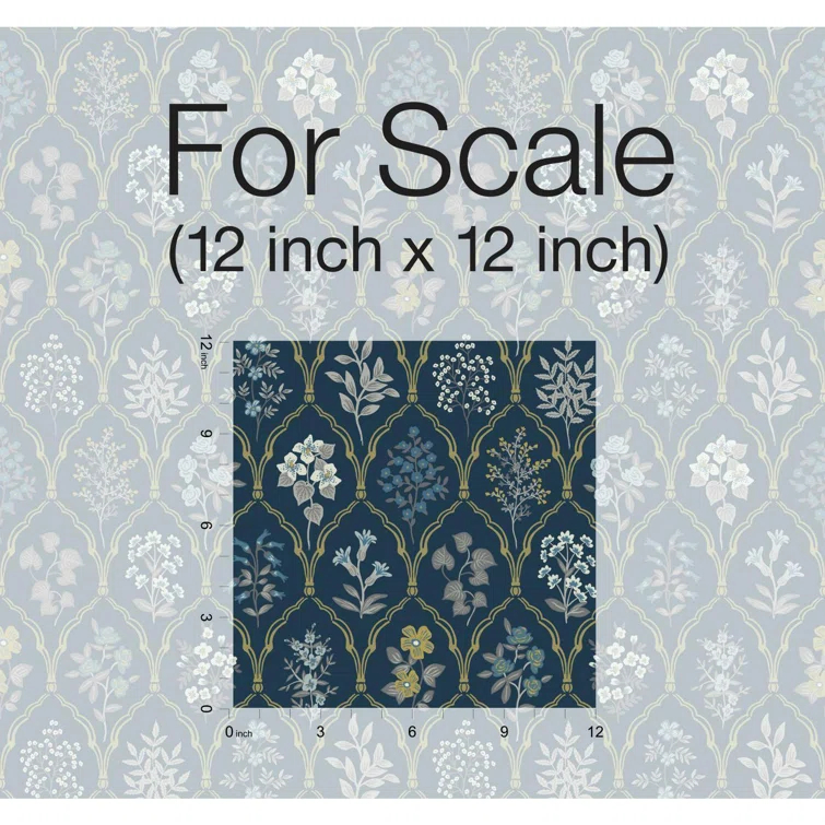 Rifle Paper Co. Hawthorne 27' x 27" Wallpaper