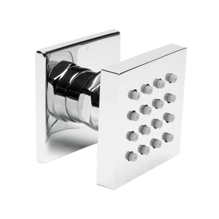 Square Adjustable Shower Body Spray