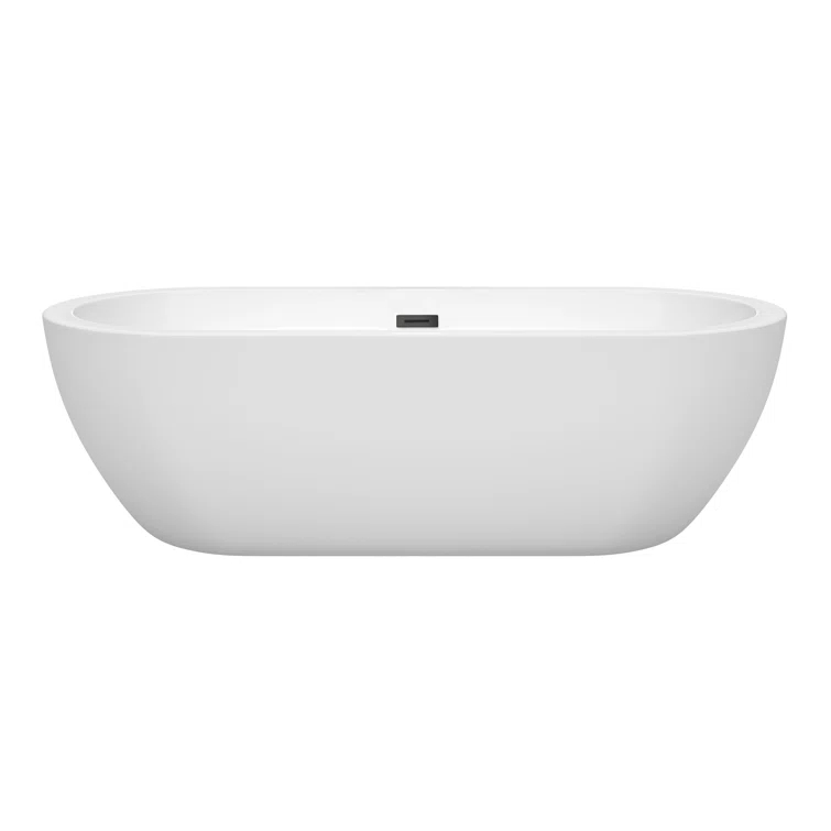 Soho 72'' x 31'' Freestanding Soaking Acrylic Bathtub