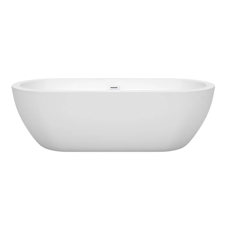 Soho 72'' x 31'' Freestanding Soaking Acrylic Bathtub