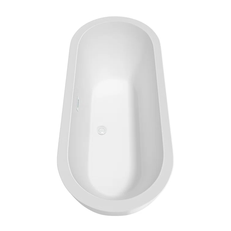 Soho 72'' x 31'' Freestanding Soaking Acrylic Bathtub