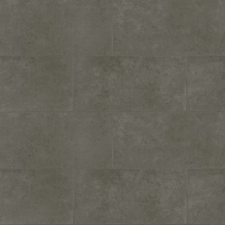 Materika 12" x 24" Porcelain Concrete Look Wall & Floor Tile