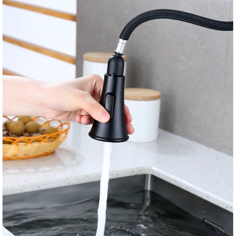 RunFine Group Brisbane Pull Down Touchless Kitchen Faucet