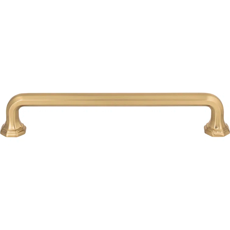 Elizabeth Warm Brass Matte Bar Pull with Mounting Hardware
