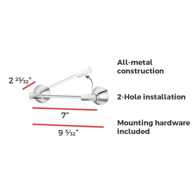 Willa Wall Mount Toilet Paper Holder