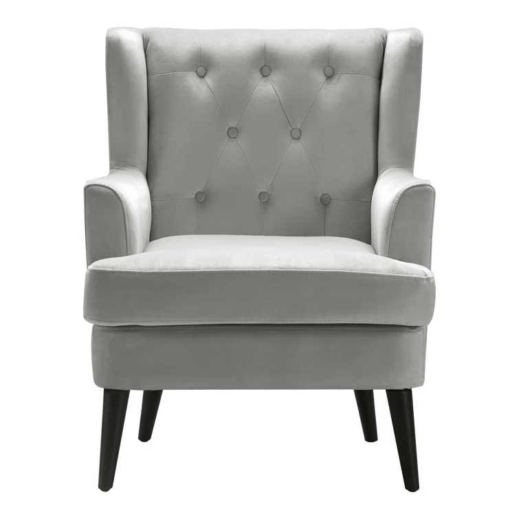 Elle Decor Celeste Tufted Velvet Accent Chair