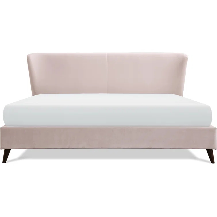 Adore Decor Adele Jupiter Wingback Upholstered Platform Bed